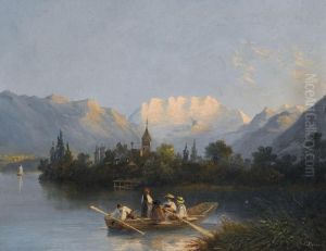 Scherzligen Mit Der Blumlisalp