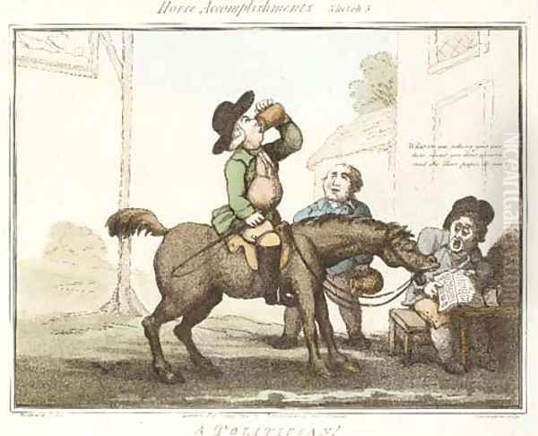 Horse Accomplishments, by Thomas Rowlandson - view 1