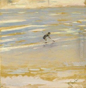 Bambino In Riva Al Mare