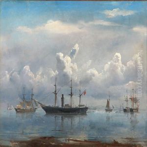Seascape With Sailing Ships Seascape With Sailing Ships