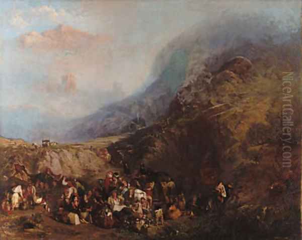 The Mock Funeral - view 1
