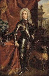 Portrait of Prince George of Denmark (1653-1708) by William Wissing or Wissmig