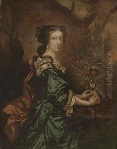 Portrait of a lady by William Wissing or Wissmig