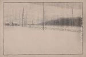 Winterlandschap by Leon Spilliaert