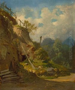 Der Bergwerkstollen by Carl Spitzweg