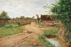 At The Countryside by Eduard Spoerer