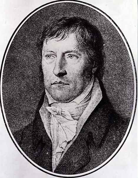 Portrait of Georg Wilhelm Friedrich Hegel (1770-1831), German philosopher, engraved c.1825 by F.W. Bollinger (1777-1825) - view 1