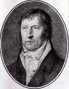 Portrait of Georg Wilhelm Friedrich Hegel (1770-1831), German philosopher, engraved c.1825 by F.W. Bollinger (1777-1825)