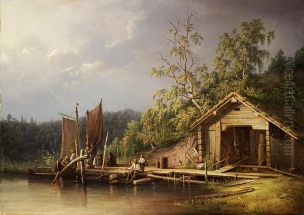 Landscape With Fishermen - view 1
