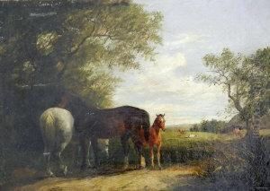 Horses In A Landscape Horses In A Landscape