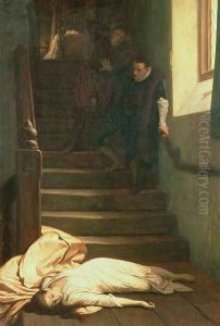 The Death of Amy Robsart in 1560, 1879 by William Frederick Yeames