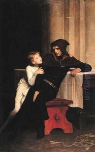 Prince Arthur and Prince Hubert, 1882 by William Frederick Yeames