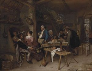 A Tavern Interior by Jan Steen