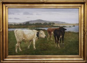 Paesaggio Con Mucche by Poul Steffensen