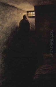 The Prisoner, 1878 by Nikolai Aleksandrovich Yaroshenko