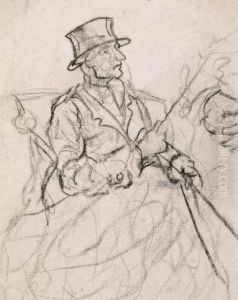 Study Of A Coachman by Theophile Alexandre Steinlen