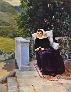 In Warmer Lands, 1890 by Nikolai Aleksandrovich Yaroshenko