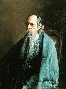 Portrait of the author Michail Saltykov-Shchedrin