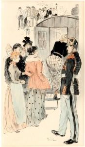 La Rafle by Theophile Alexandre Steinlen