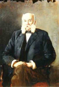 Portrait of Ivan Gontcharov, 1888 by Nikolai Aleksandrovich Yaroshenko