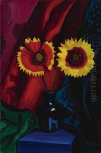 Floral Still Life by Joseph Stella