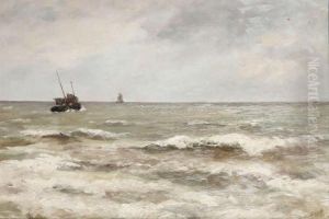 La Mer Du Nord Temps Gris by Romain Steppe