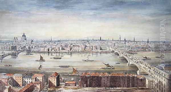 A View of London from St. Pauls to the Custom House, 1837 - view 1