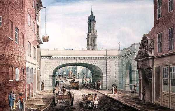 Lower Thames Street with the Entrance to Fishmongers' Hall, 1831 - view 1