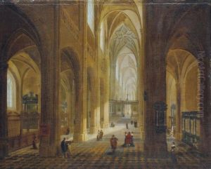 Elegants A L'interieur D'une Eglise