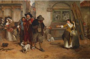 Nell Gwynn &amp; The Old Soldier by Marcus Stone