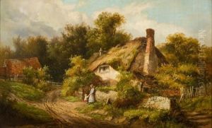 Paesaggio Con Villaggio E Figure Paesaggio Con Villaggio E Figure