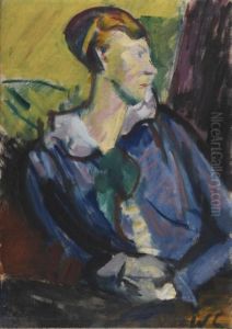 Portrat Frau R. (frau Reisner) by William Straube