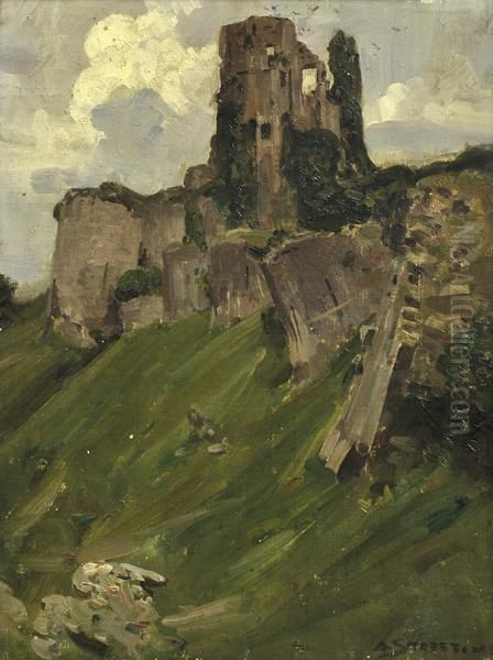 Corfe Castle - view 1
