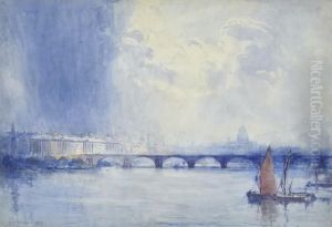 The Thames, London by Arthur Streeton