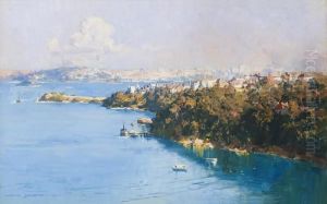 The Harbour From Mosman by Arthur Streeton