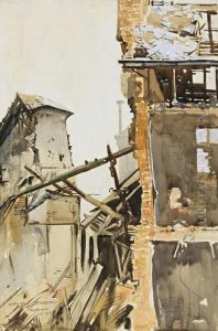 Damaged Buildings, Peronne Damaged Buildings, Peronne