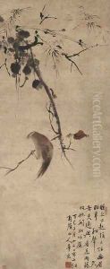 Oriole and Red Leaves by Hua Yan