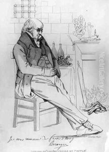 Pierre-Jean de Beranger (1780-1857) by Joseph Yeager