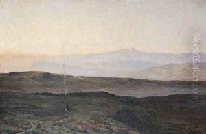 View of the Pyrenees from Plague by Edmond Yarz