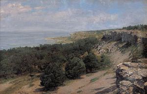 Pejzaz Nadmorski, 1892 R. by Otto Struttzel