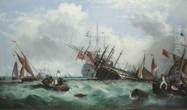The Loss Of The 100-gun First Rate H.m.s. - view 1