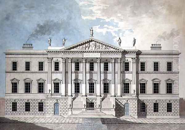 Design for a Neo-Classical Town Palace, 1777 - view 1