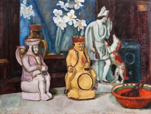 Still Life by Sergei Yur Evich Sudeikin