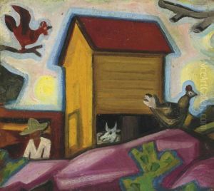 The Farm by Sergei Yur Evich Sudeikin