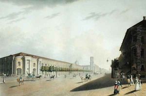 Gostiny Dvor, St. Petersburg, 1820s by E. I. Yessakov