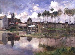 Moret-sur-Loing by Edmond Charles Joseph Yon