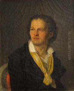 Portrait D'homme by Joseph Benoit Suvee