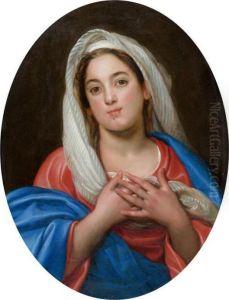 The Virgin Mary. by Joseph Benoit Suvee