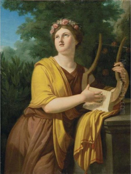 Terpischore Holding A Lyre - view 1