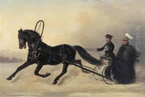 Emperor Nicholas I On A Winter Outing